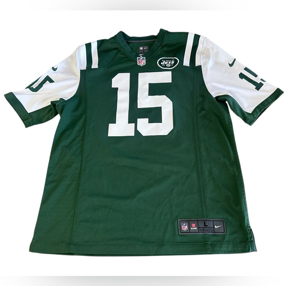 Nike Men New York Jets Brandon Marshall Green Jersey‎ Sz Large